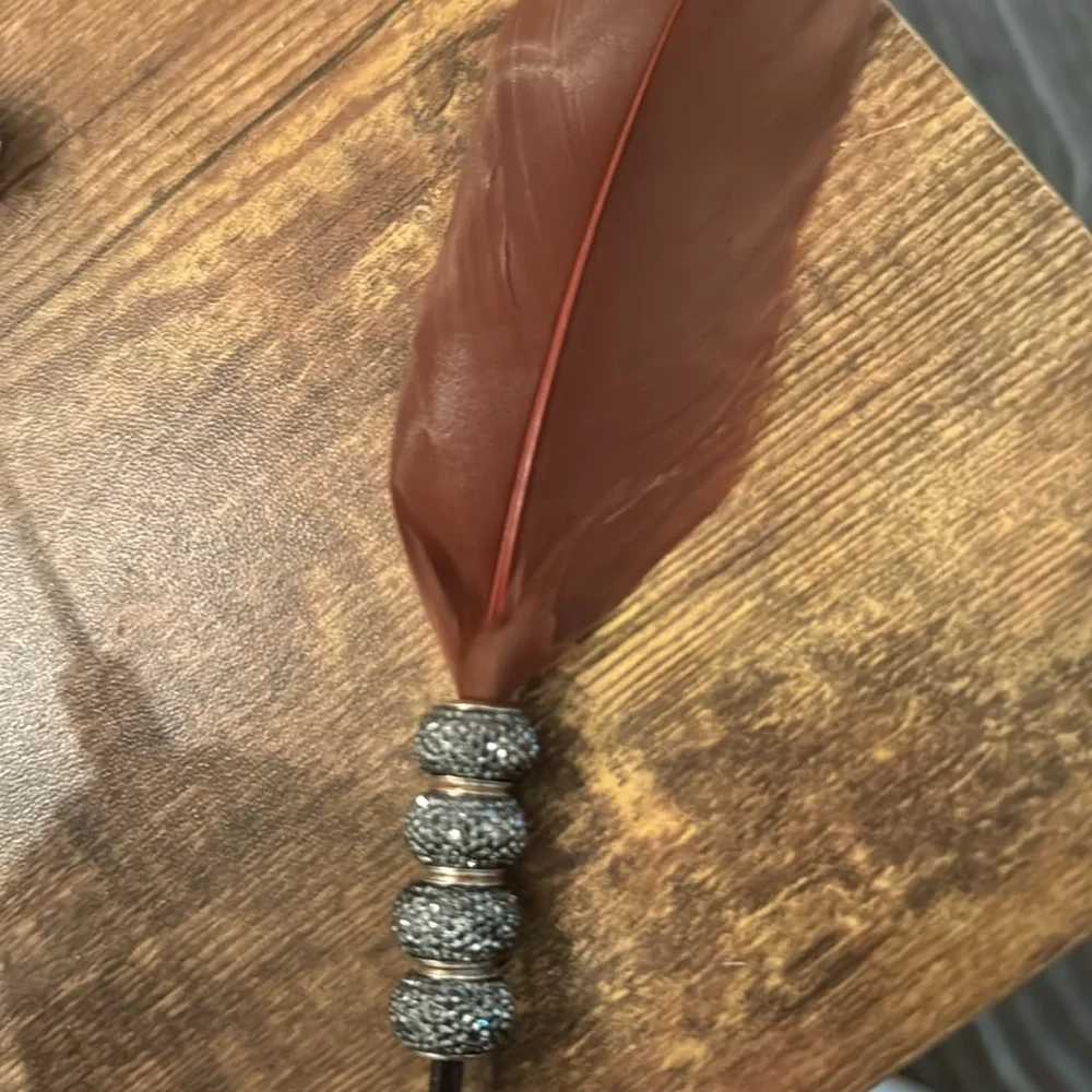 Beautiful hat feathers, decorative feathers, gifts, feathers, rhinestones - Picture 7 of 16